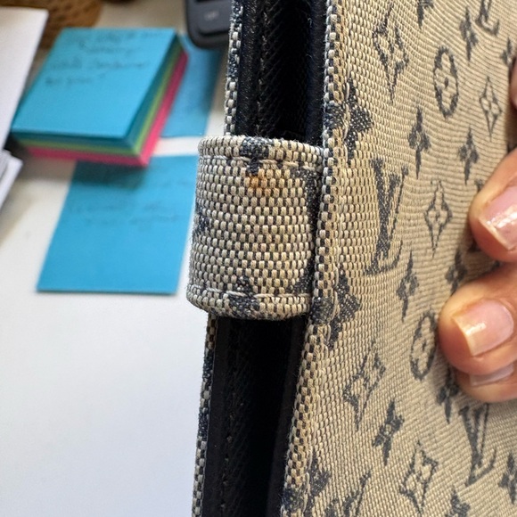 Louis Vuitton Mini Lin Agenda - Blue Monogram - Picture 5 of 5